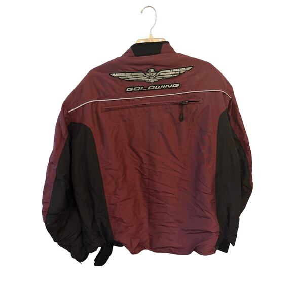 Honda GL Goldwing riding Jacket Tucker Rocky. Mens 2XL Maroon Motorcycle - Picture 2 of 9